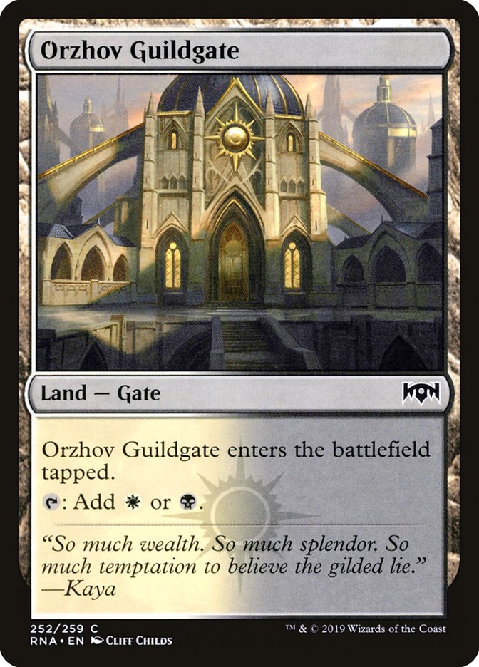 Orzhov Guildgate (252/259) [Ravnica Allegiance] | GrognardGamesBatavia