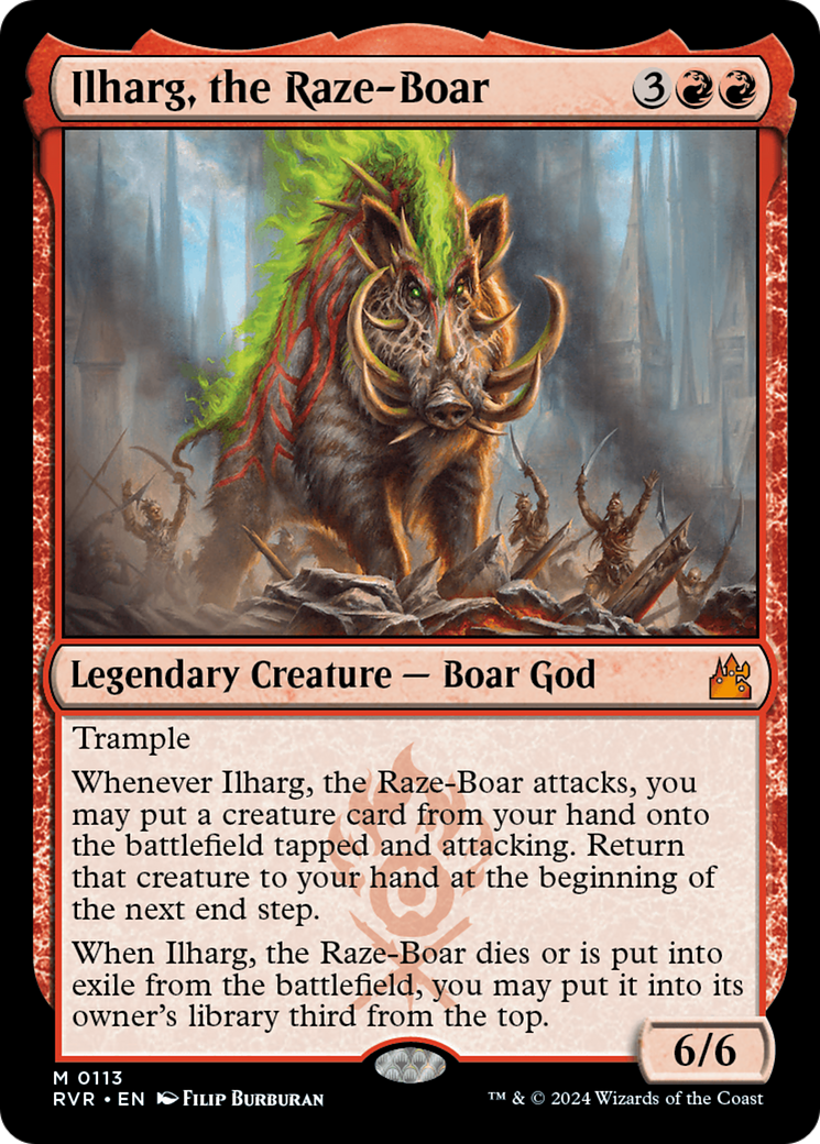 Ilharg, the Raze-Boar [Ravnica Remastered] | GrognardGamesBatavia