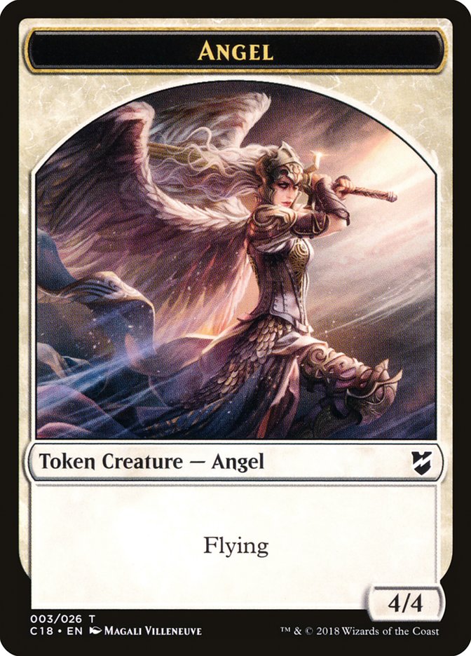 Angel Token [Commander 2018 Tokens] | GrognardGamesBatavia