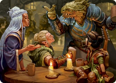 You Meet in a Tavern Art Card [Dungeons & Dragons: Adventures in the Forgotten Realms Art Series] | GrognardGamesBatavia