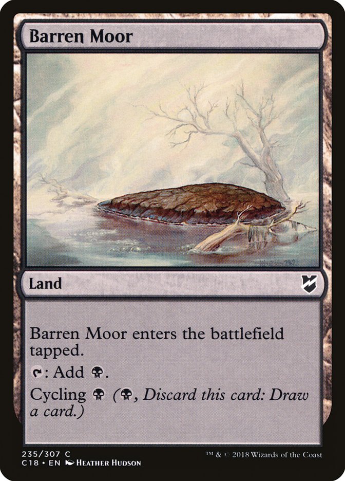 Barren Moor [Commander 2018] | GrognardGamesBatavia