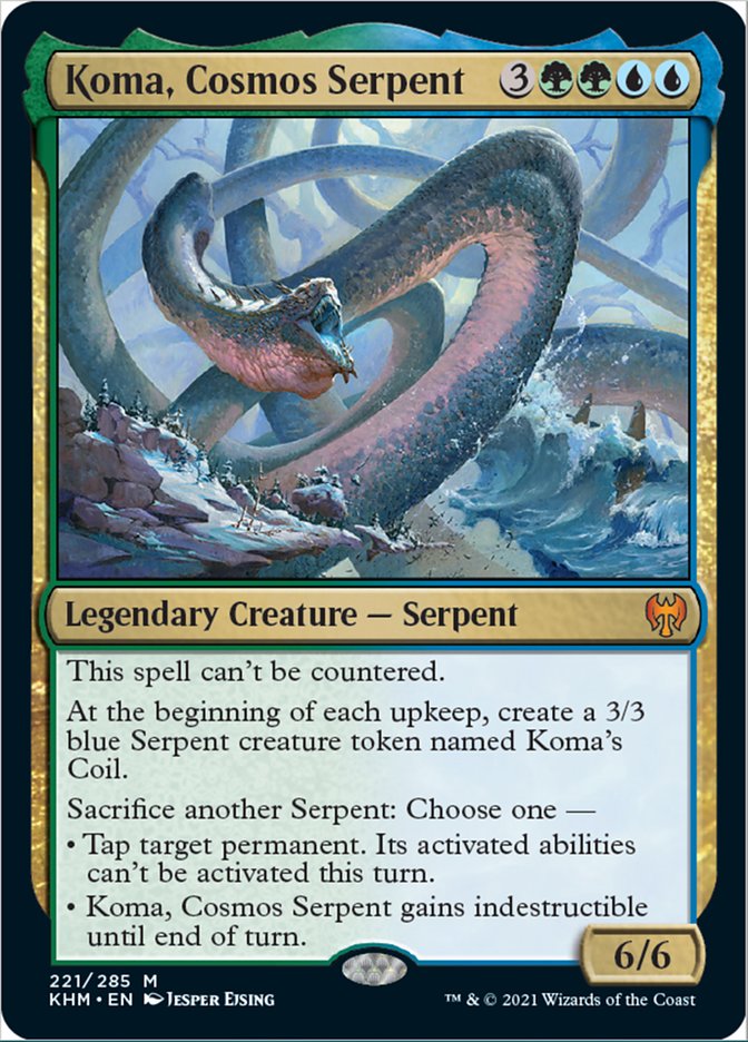 Koma, Cosmos Serpent [Kaldheim] | GrognardGamesBatavia