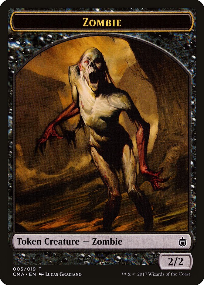 Zombie Token [Commander Anthology Tokens] | GrognardGamesBatavia