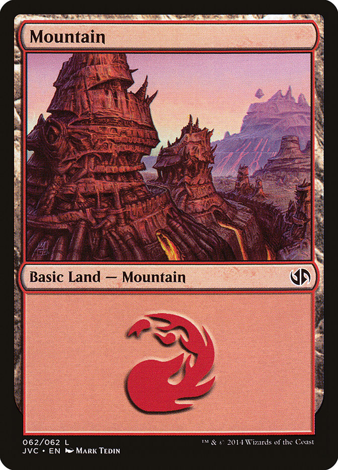 Mountain (62) [Duel Decks Anthology] | GrognardGamesBatavia