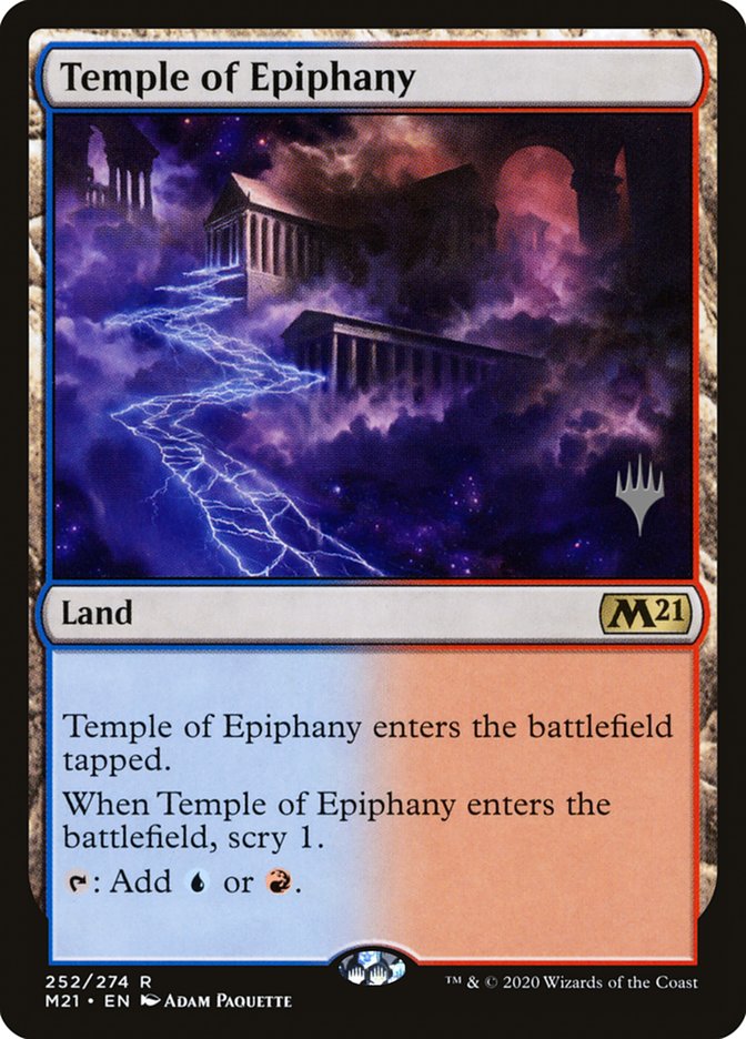 Temple of Epiphany (Promo Pack) [Core Set 2021 Promos] | GrognardGamesBatavia