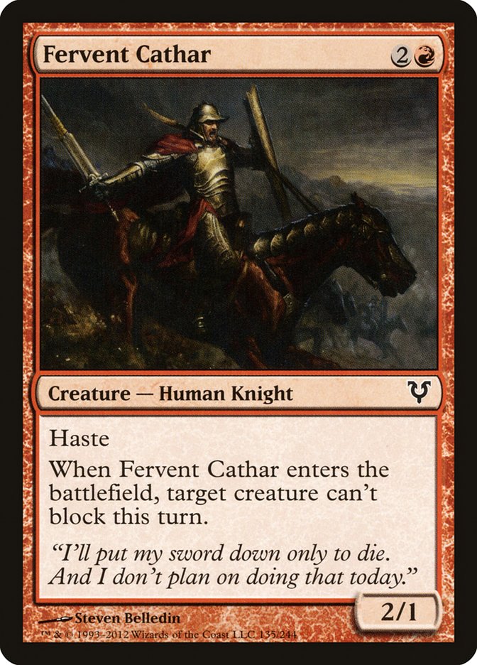 Fervent Cathar [Avacyn Restored] | GrognardGamesBatavia