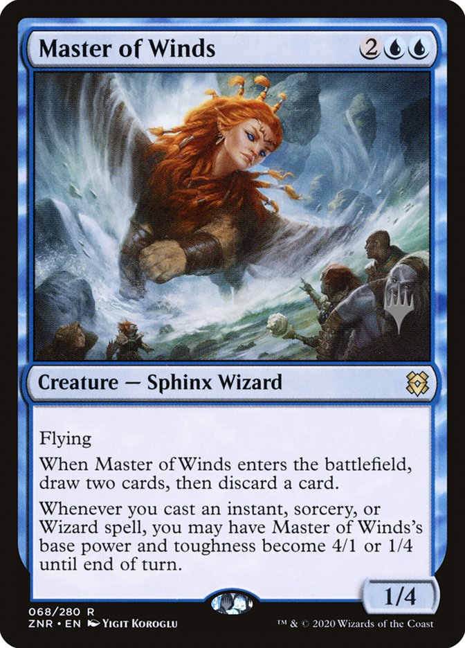 Master of Winds (Promo Pack) [Zendikar Rising Promos] | GrognardGamesBatavia