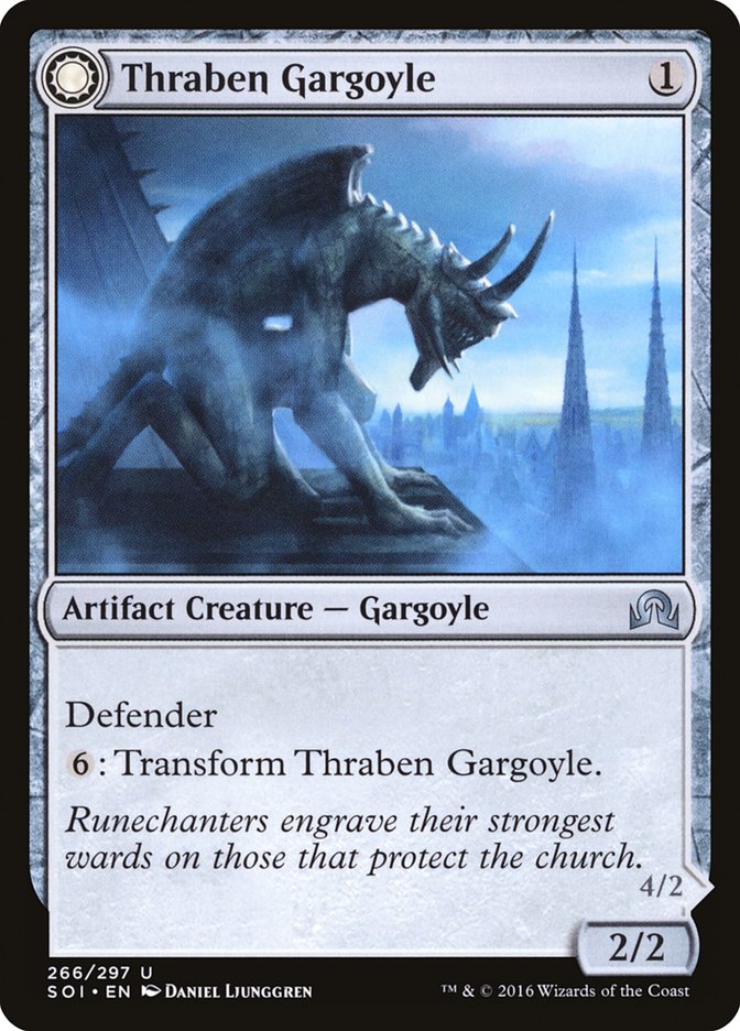 Thraben Gargoyle // Stonewing Antagonizer [Shadows over Innistrad] | GrognardGamesBatavia