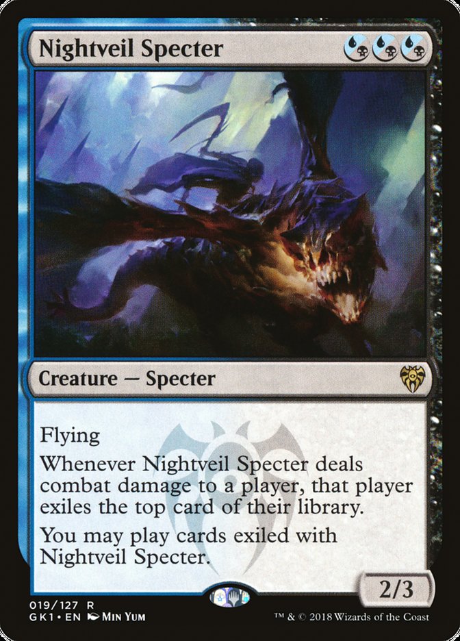 Nightveil Specter [Guilds of Ravnica Guild Kit] | GrognardGamesBatavia