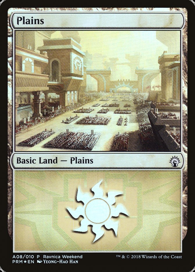 Plains (A08) [Ravnica Allegiance Ravnica Weekend] | GrognardGamesBatavia