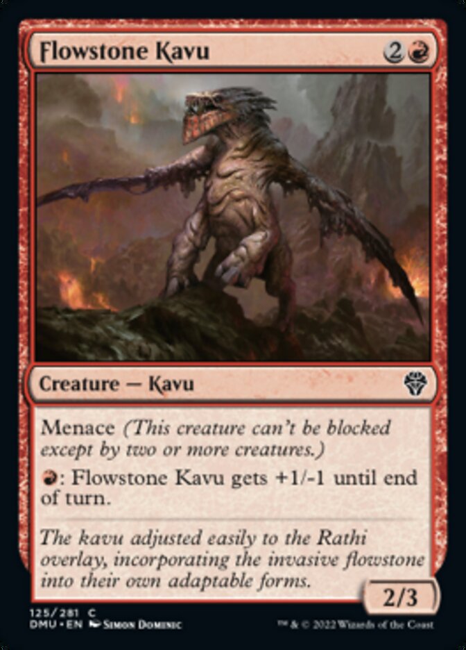 Flowstone Kavu [Dominaria United] | GrognardGamesBatavia