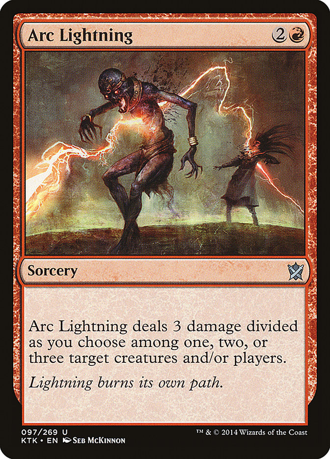 Arc Lightning [Khans of Tarkir] | GrognardGamesBatavia