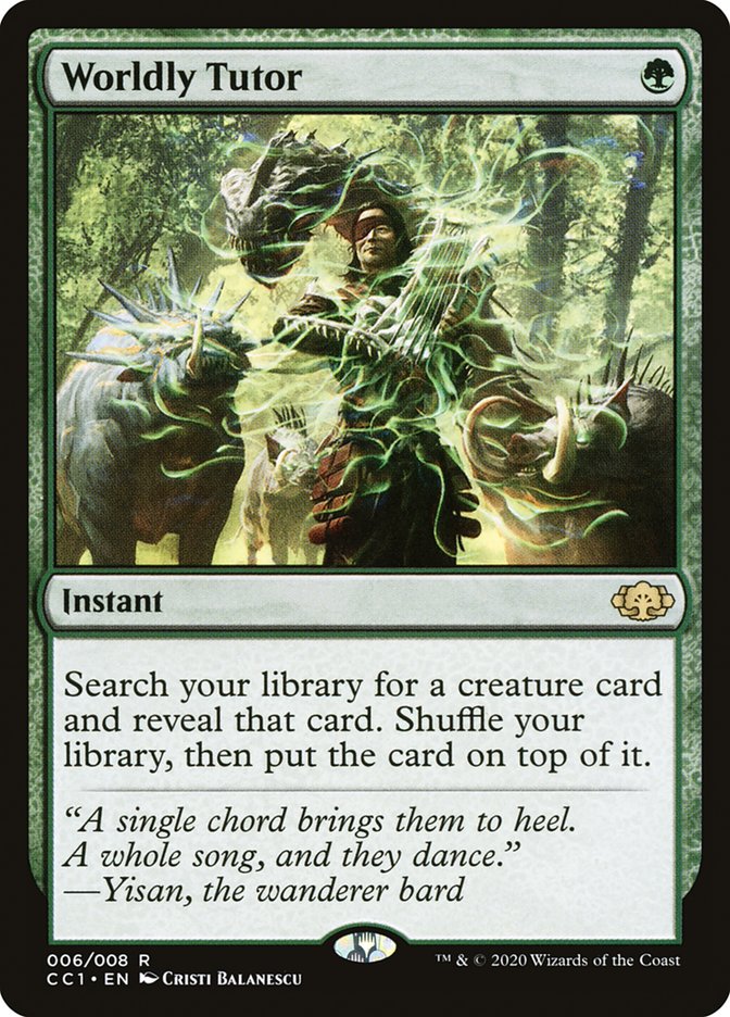 Worldly Tutor [Commander Collection: Green] | GrognardGamesBatavia