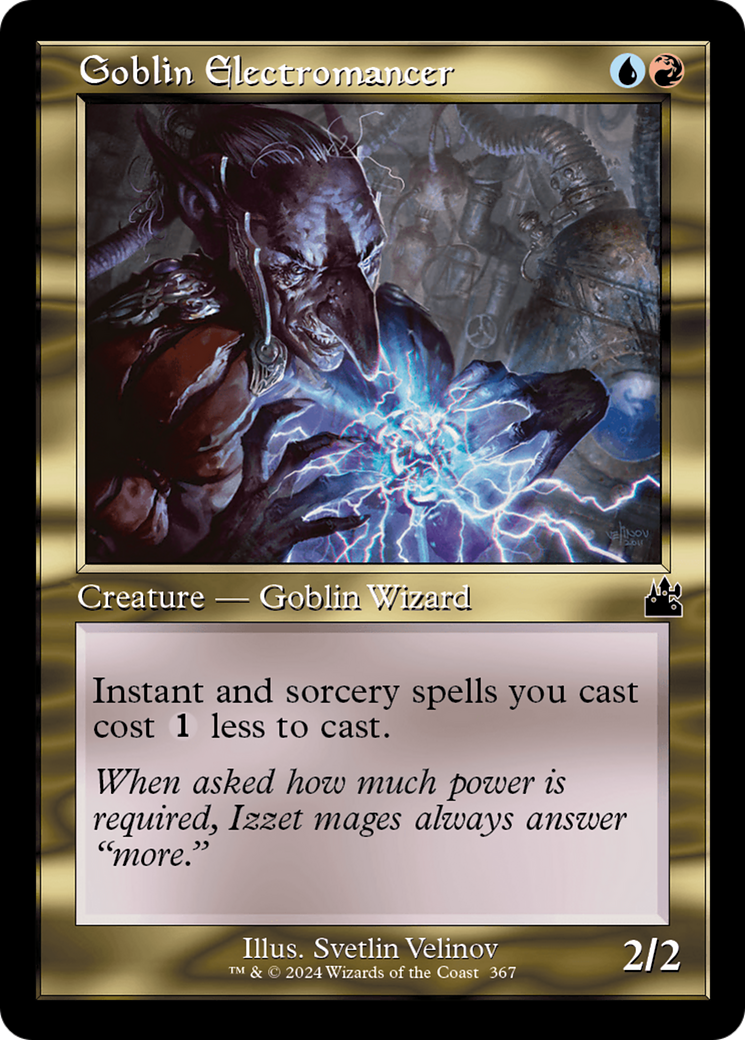 Goblin Electromancer (Retro Frame) [Ravnica Remastered] | GrognardGamesBatavia