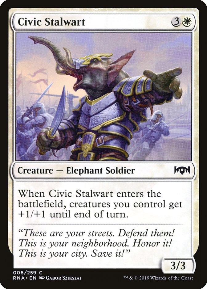 Civic Stalwart [Ravnica Allegiance] | GrognardGamesBatavia