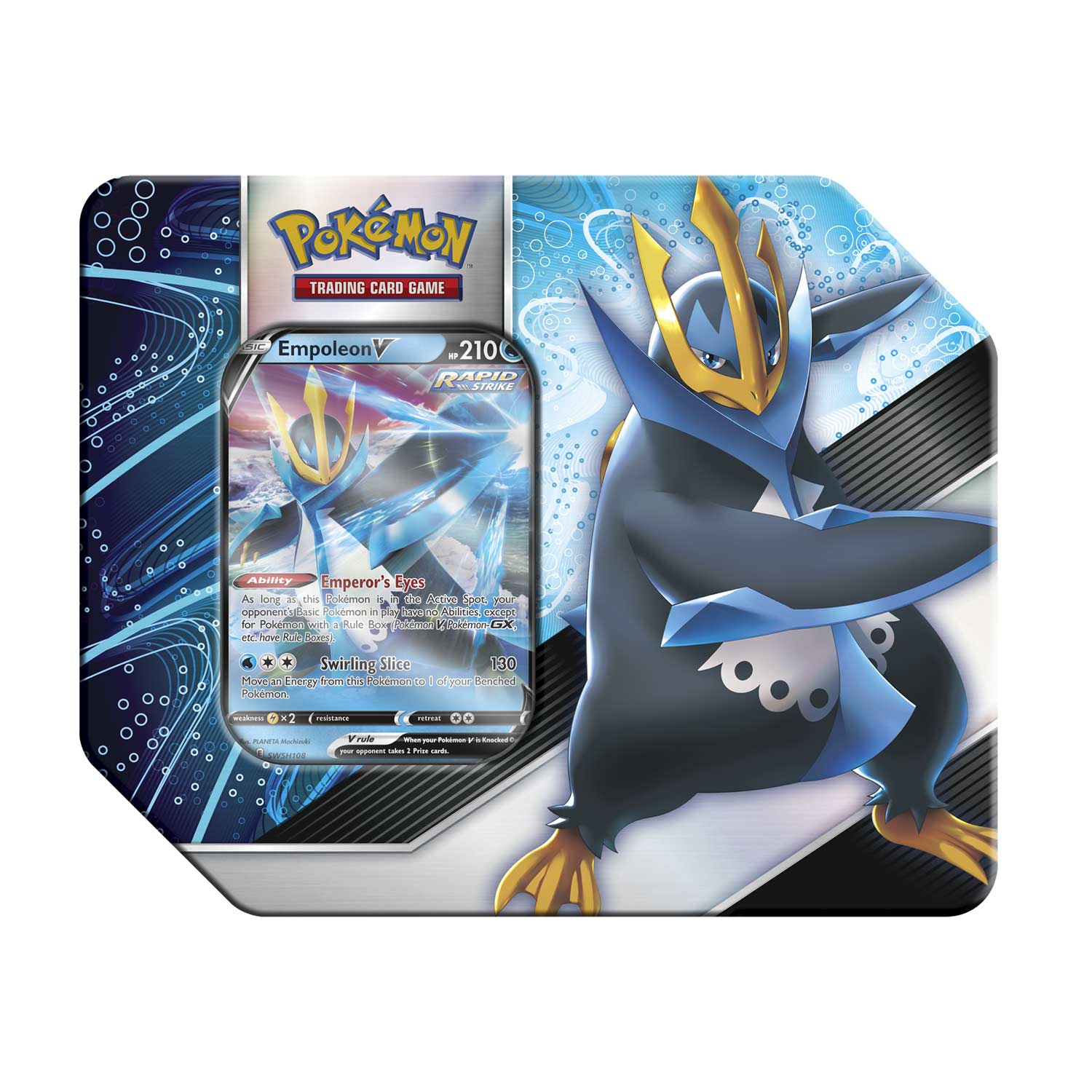 Sword & Shield: Battle Styles - V Strikers Tin (Empoleon V) | GrognardGamesBatavia