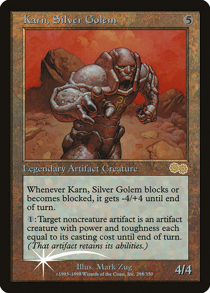 Karn, Silver Golem [Arena League 1999] | GrognardGamesBatavia