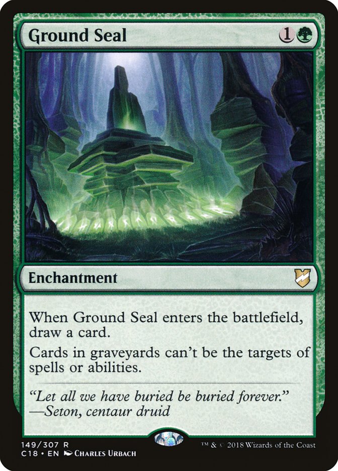 Ground Seal [Commander 2018] | GrognardGamesBatavia