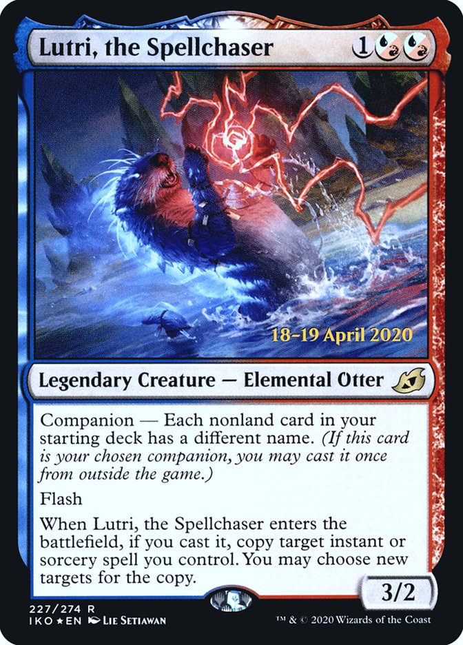 Lutri, the Spellchaser [Ikoria: Lair of Behemoths Prerelease Promos] | GrognardGamesBatavia