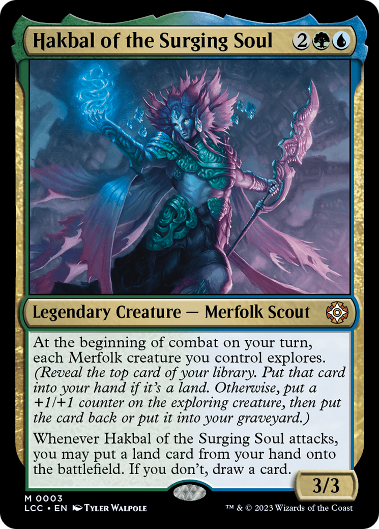 Hakbal of the Surging Soul [The Lost Caverns of Ixalan Commander] | GrognardGamesBatavia