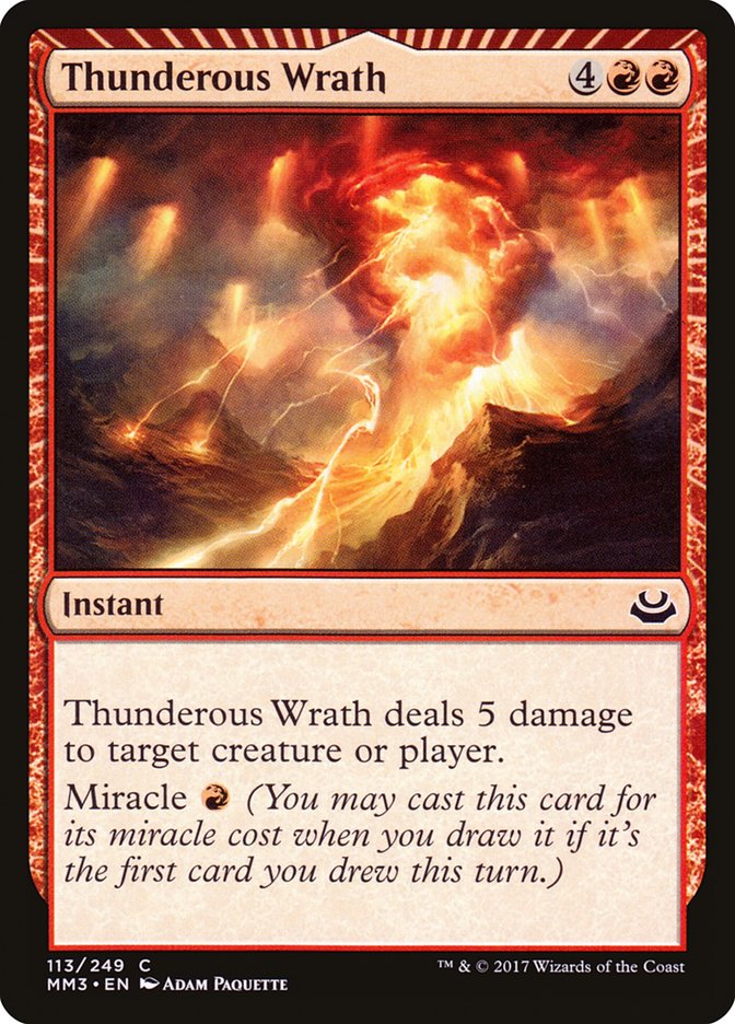 Thunderous Wrath [Modern Masters 2017] | GrognardGamesBatavia