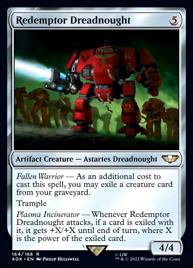 Redemptor Dreadnought (Surge Foil) [Universes Beyond: Warhammer 40,000] | GrognardGamesBatavia