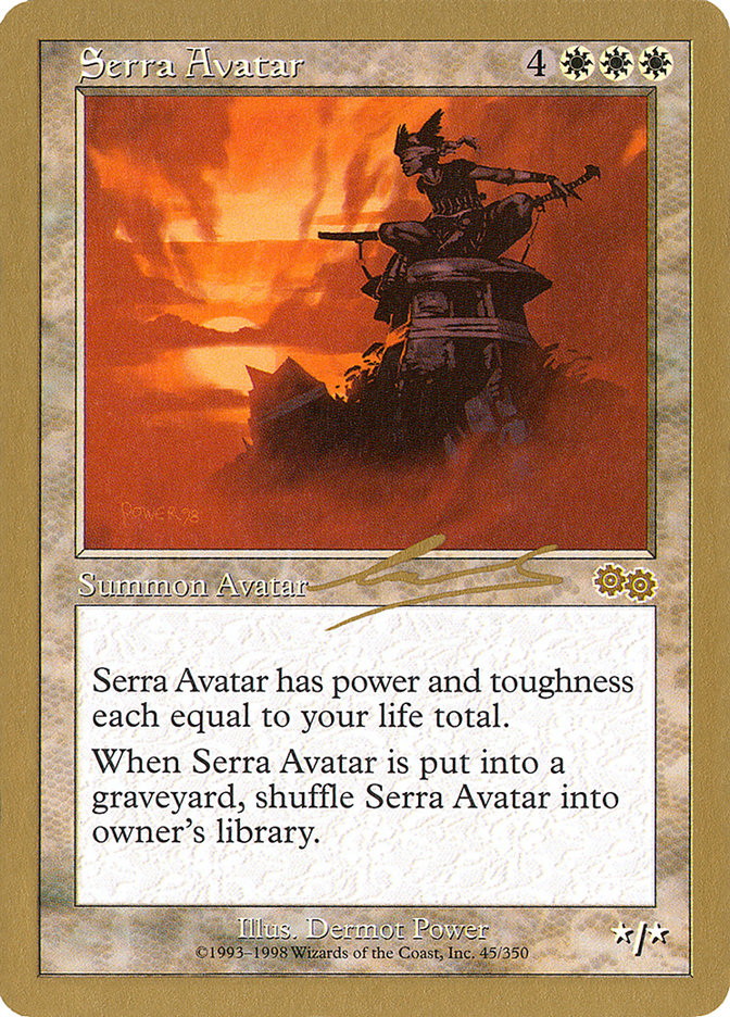 Serra Avatar (Nicolas Labarre) [World Championship Decks 2000] | GrognardGamesBatavia