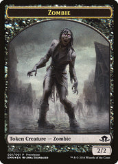 Zombie // Zombie Double-Sided Token [Eldritch Moon Prerelease Promos] | GrognardGamesBatavia