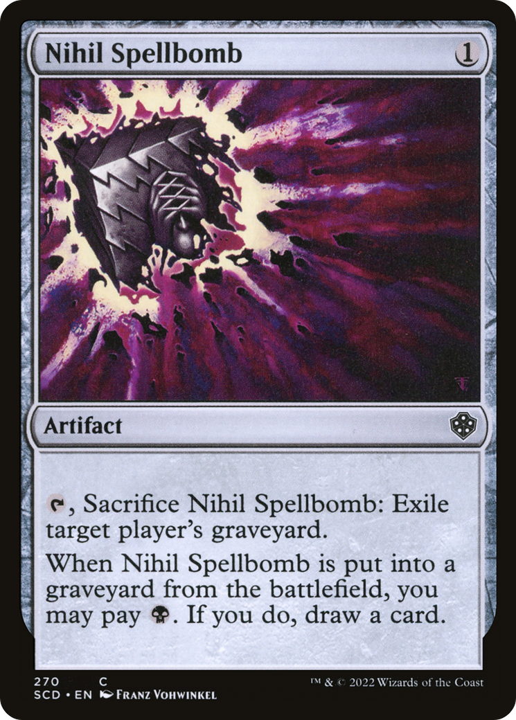 Nihil Spellbomb [Starter Commander Decks] | GrognardGamesBatavia