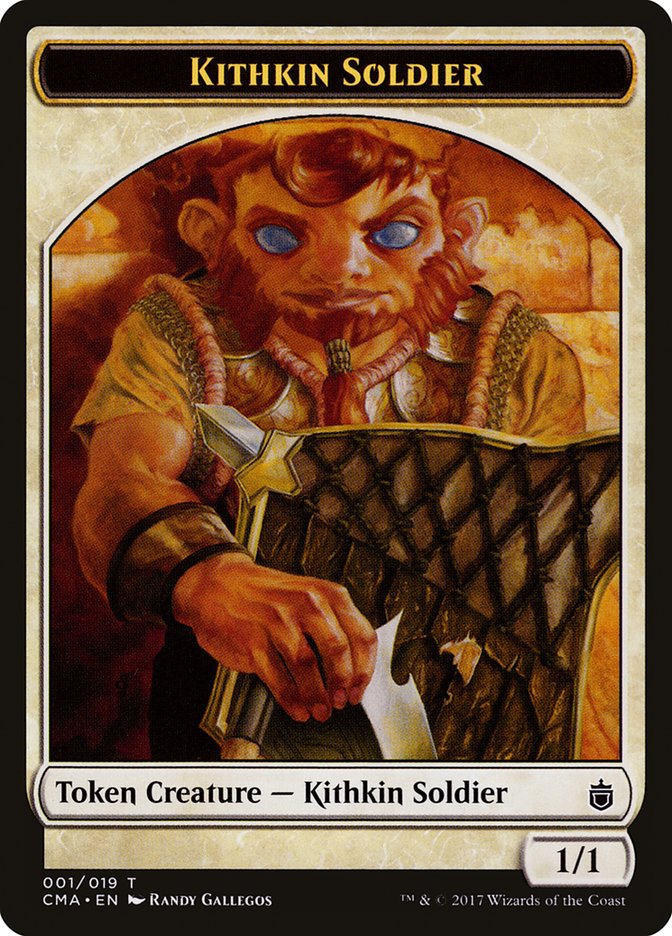 Kithkin Soldier Token [Commander Anthology Tokens] | GrognardGamesBatavia