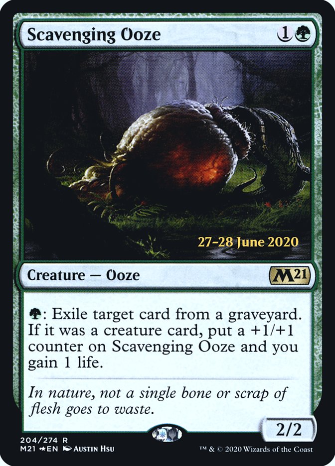 Scavenging Ooze [Core Set 2021 Prerelease Promos] | GrognardGamesBatavia