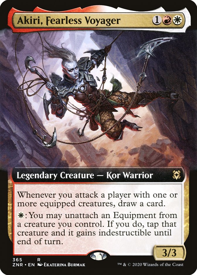 Akiri, Fearless Voyager (Extended Art) [Zendikar Rising] | GrognardGamesBatavia