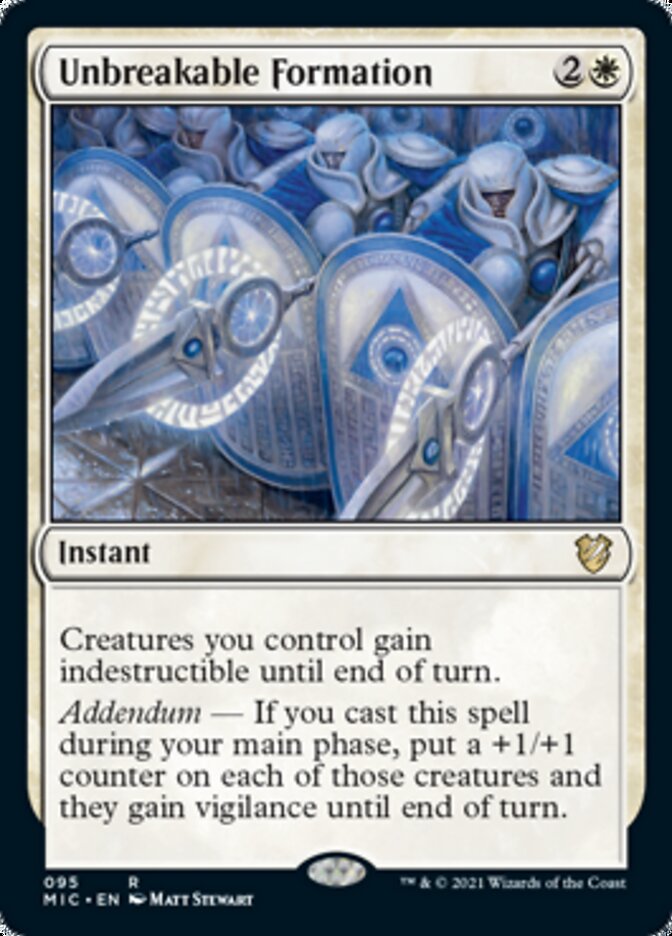 Unbreakable Formation [Innistrad: Midnight Hunt Commander] | GrognardGamesBatavia