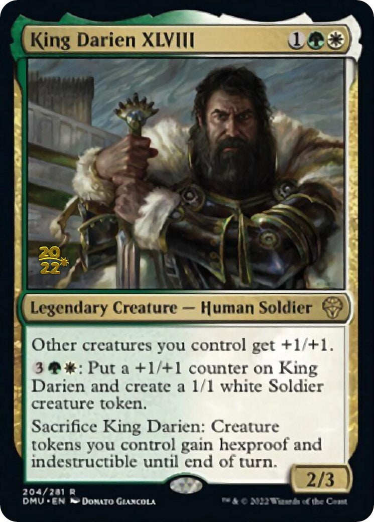 King Darien XLVIII [Dominaria United Prerelease Promos] | GrognardGamesBatavia