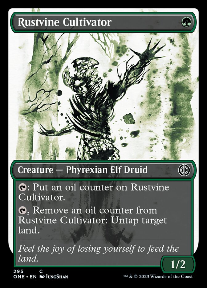 Rustvine Cultivator (Showcase Ichor) [Phyrexia: All Will Be One] | GrognardGamesBatavia