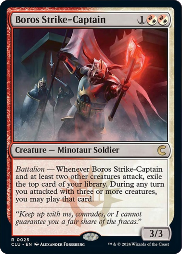 Boros Strike-Captain [Ravnica: Clue Edition] | GrognardGamesBatavia