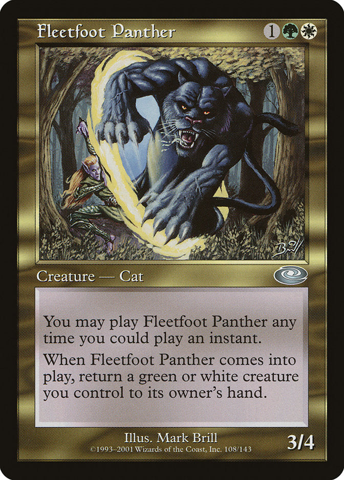 Fleetfoot Panther [Planeshift] | GrognardGamesBatavia