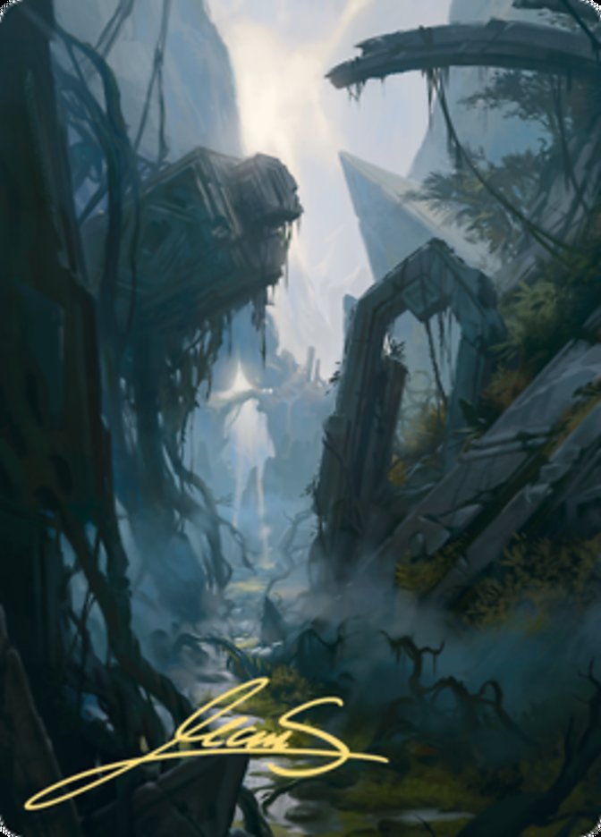 Swamp 2 Art Card (Gold-Stamped Signature) [Zendikar Rising Art Series] | GrognardGamesBatavia