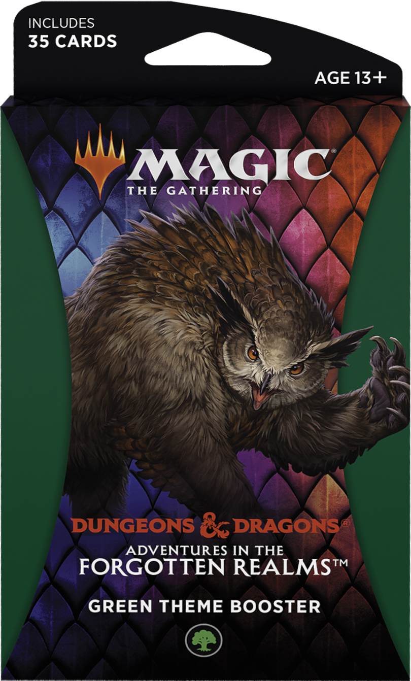 Dungeons & Dragons: Adventures in the Forgotten Realms - Theme Booster (Green) | GrognardGamesBatavia