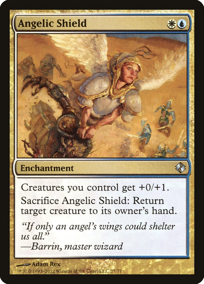 Angelic Shield [Duel Decks: Venser vs. Koth] | GrognardGamesBatavia