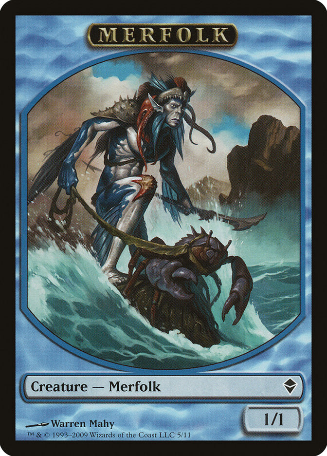 Merfolk Token [Zendikar Tokens] | GrognardGamesBatavia