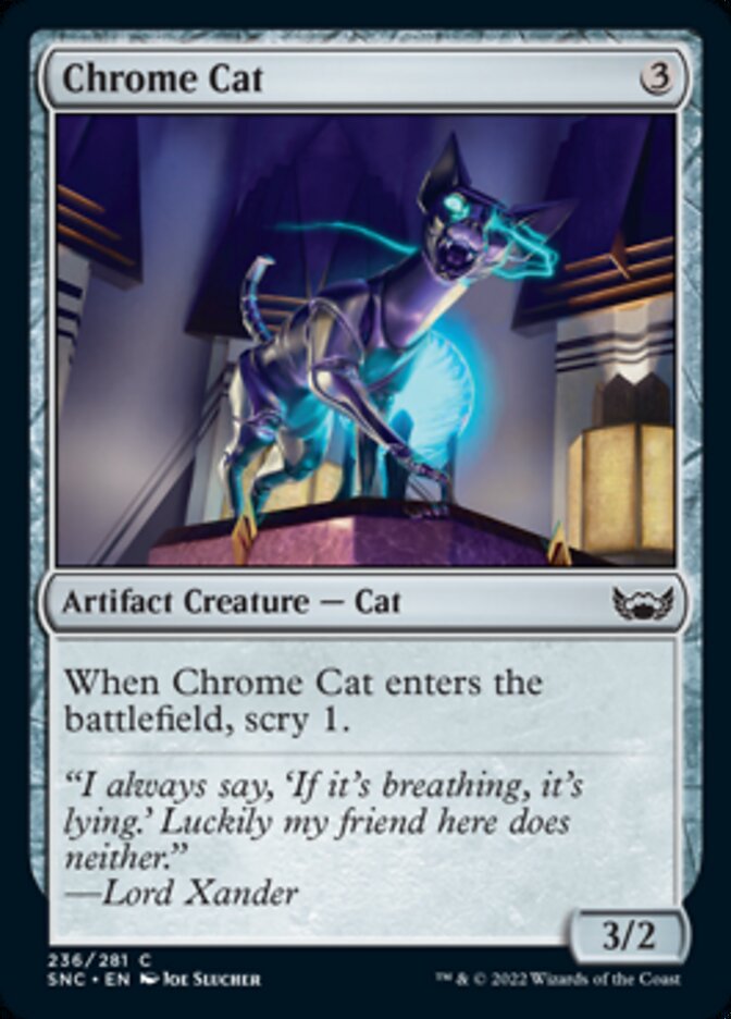 Chrome Cat [Streets of New Capenna] | GrognardGamesBatavia