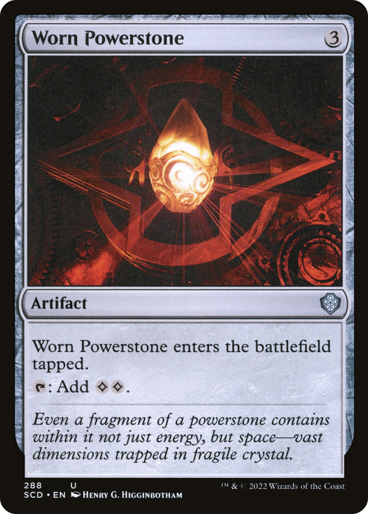 Worn Powerstone [Starter Commander Decks] | GrognardGamesBatavia