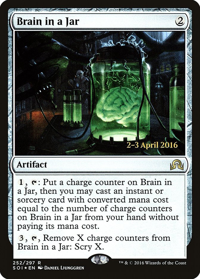 Brain in a Jar [Shadows over Innistrad Prerelease Promos] | GrognardGamesBatavia