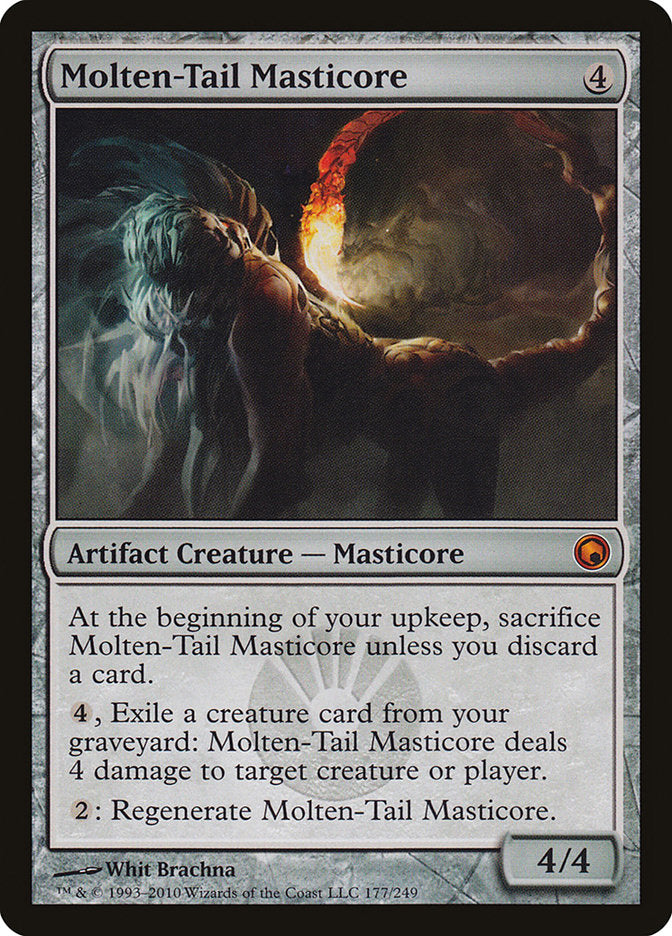 Molten-Tail Masticore [Scars of Mirrodin] | GrognardGamesBatavia