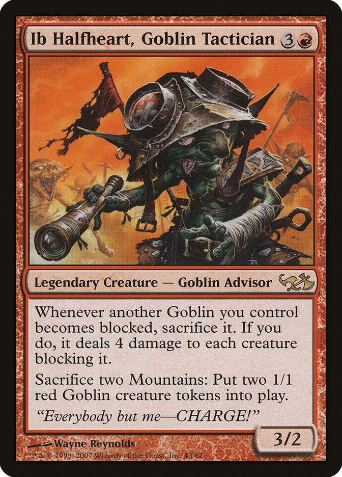 Ib Halfheart, Goblin Tactician [Duel Decks: Elves vs. Goblins] | GrognardGamesBatavia