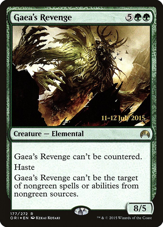 Gaea's Revenge [Magic Origins Prerelease Promos] | GrognardGamesBatavia