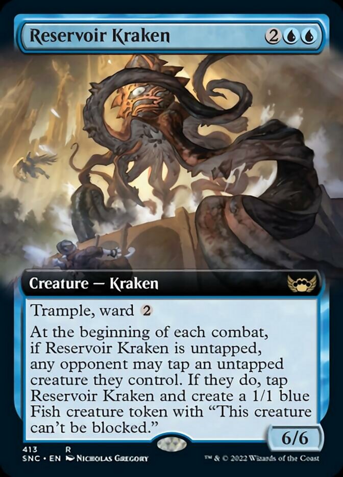 Reservoir Kraken (Extended Art) [Streets of New Capenna] | GrognardGamesBatavia