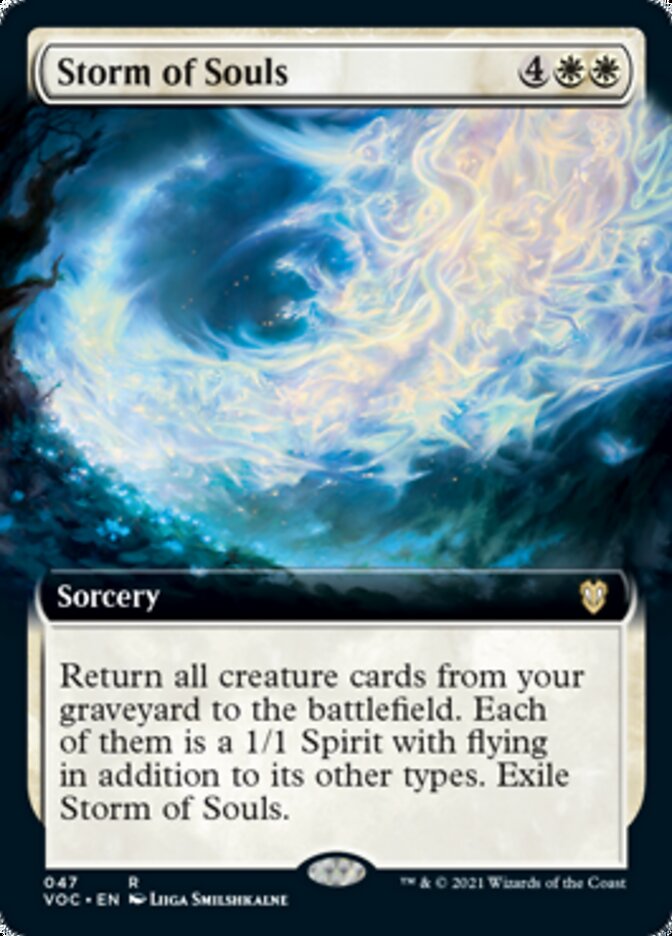 Storm of Souls (Extended Art) [Innistrad: Crimson Vow Commander] | GrognardGamesBatavia