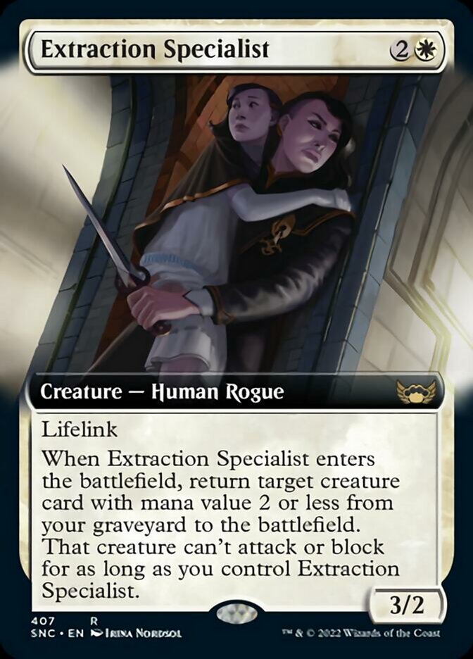 Extraction Specialist (Extended Art) [Streets of New Capenna] | GrognardGamesBatavia